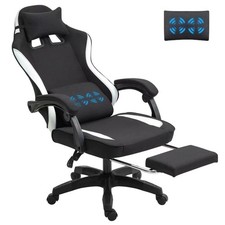 Fabric Massage Gaming Chair