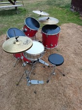 Premier Olympic Vintage Acoustic Drum Kit 5-Piece With 2 Cymbals And High Hats