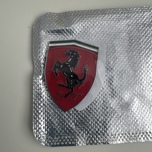 New ferrari badge aluminium - new,