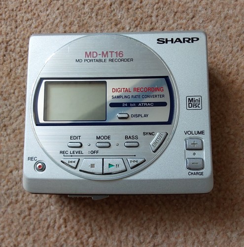 Sharp mt16 mini disc - sharp,