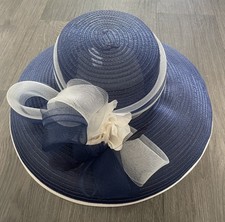 John Lewis Navy Blue Wide Brim