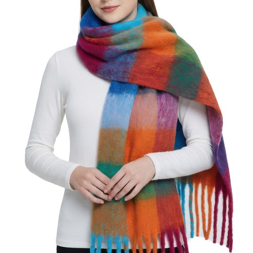 Faux mohair scarf womens - scarf,
