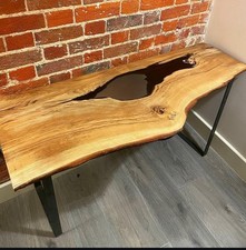 Bespoke Oak Table Live Edge