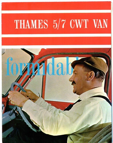 Ford thames 7cwt van - thames, 5/7cwt