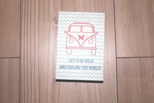 Box plaque camper van retro - plaque,