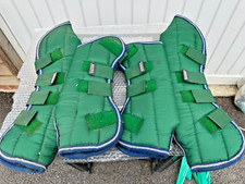 HORSEWARE RHINO PONY SIZE FULL SET TRAVEL BOOTS GREEN MINIMILL USE SEE PHOTOS