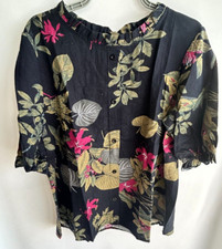 UK Women Summer Cotton Linen Tops Blouse Ladies Summer Casual Loose T Shirt