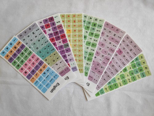 English keyboard stickers - english,
