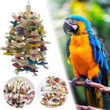 Bird Cage Biting Toy for African Grey Macaws Cockatoos Large Parrot Chewing Toys