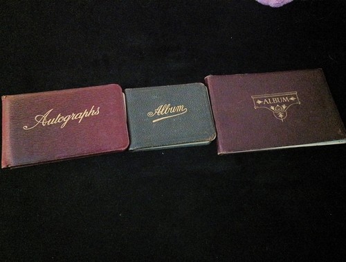 Antique autograph books - antique,