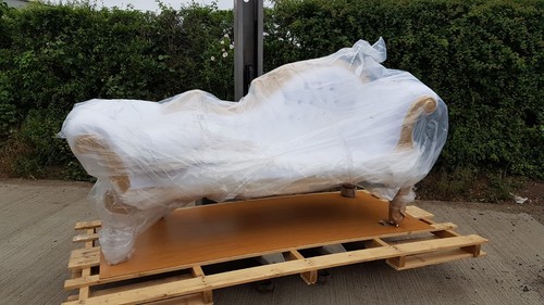 Large sofa with swarovski - with,