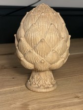 Artichoke wooden finial cap