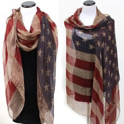 Popular shawl american flag - shawl,