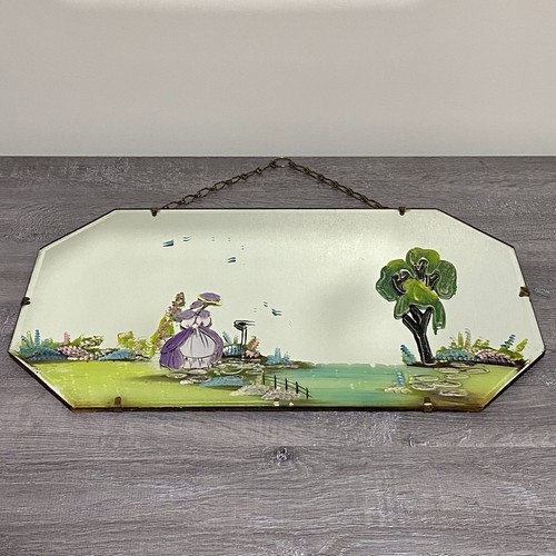 Antique hand painted crinoline - antique,