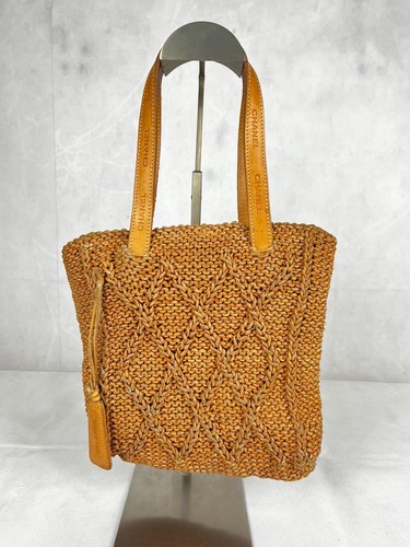Chanel woven leather camel - chanel,