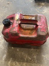 Vintage Paddy Hopkirk   red metal fuel petrol can 10 Litres Collectable