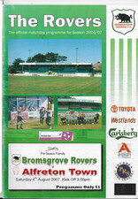BROMSGROVE ROVERS V ALFRETON TOWN 4/08/2007 PRE-SEASON FRIENDLY  (19)