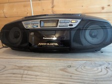 Panasonic Power Blaster CD/Radio/Twin Cassette Boombox RX-DT37