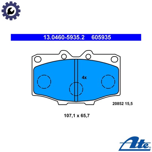 Brake pad set - brake,