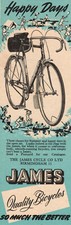 Vintage James Quality Bicycles
