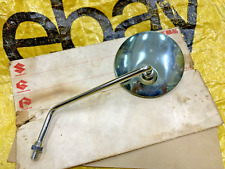 Suzuki A80 K125 RV90 RV125 TC100 TC125 TC185 TS100 TS125 TS250 LH Mirror 8mm NOS