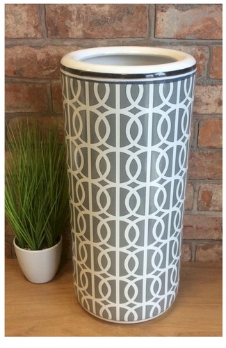 Grey and white - and, ceramic