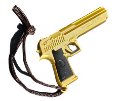 Deadpool Golden Desert Eagle Hand Gun Semi Automatic Pistol 9cm Model Gift Idea