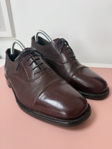 Loake bibury burgundy leather - bibury,
