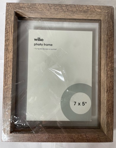 Wilko photo frame 7x5 wood - wilko,