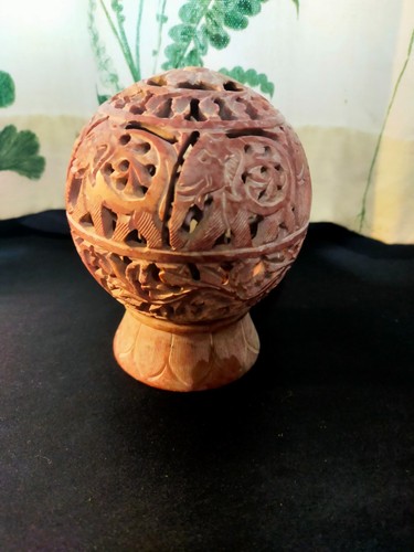 Soapstone indian handcarved - indian,