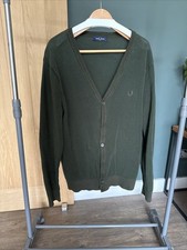 Fred Perry Cardigan - Green -