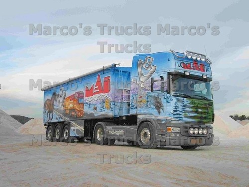 Truck photo scania series v8 - truck, r-series