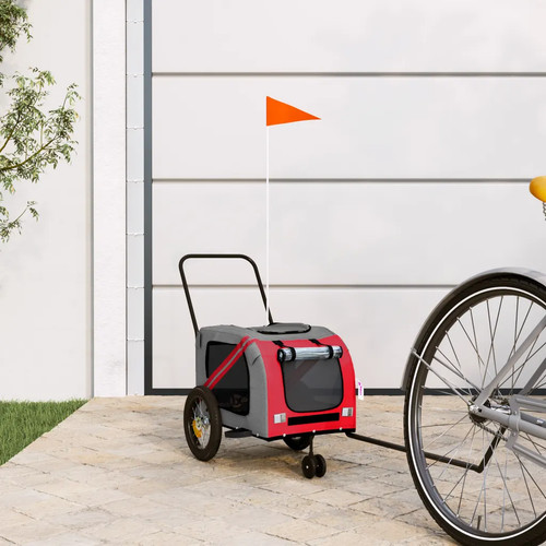 Walplus red black pet bike - pet,