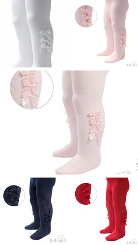 Baby girls bows tights - girls,
