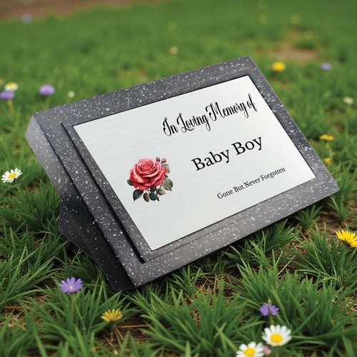 Loving memory grave marker - loving,
