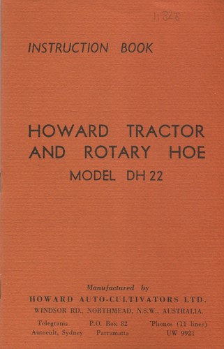 Howard dh22 tractor and rotary - tractor,