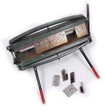 USED ADJUSTABLE SHEET METAL BENDER FOLDER FOR 1 mm STEEL 615mm WIDE