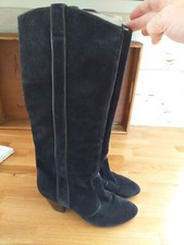 ASH Calf High Boots - Dark