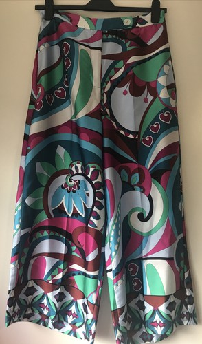 Zara printed palazzo - palazzo, trousers