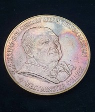 1969 Westminster College Winston Churchill Coin/ Medal Fulton Missouri.