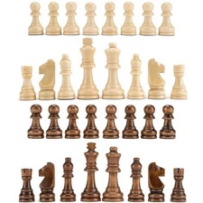32PCS Wooden Chess Pieces Set