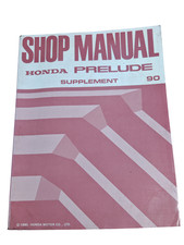 Honda Prelude Supplement 1990