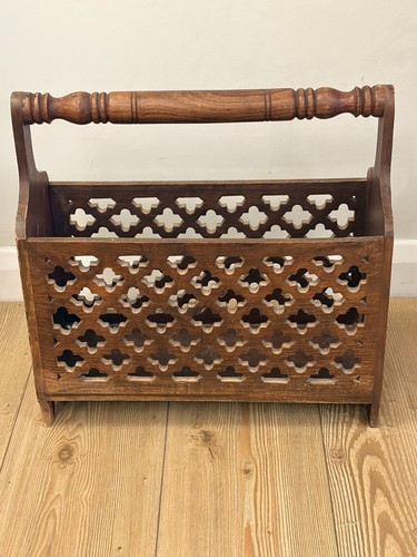 Vintage carved fret wooden - vintage,
