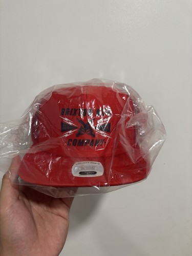Brixton company snap back red - brixton,