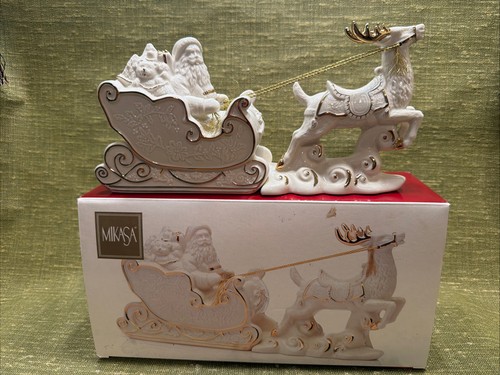 Mikasa porcelain santa with - porcelain,