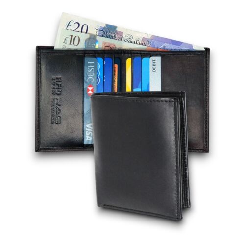 Gents black rfid - black, blocking