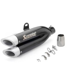 Motorcycle dual exhaust pipe
