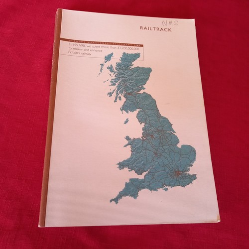 Railtrack 1997 network - railtrack, 1997/98