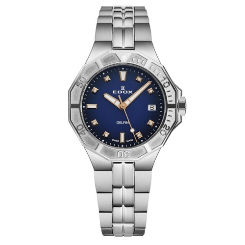 Edox delfin blue - edox, steel