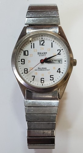 Sharp railroad wristwatch - sharp,